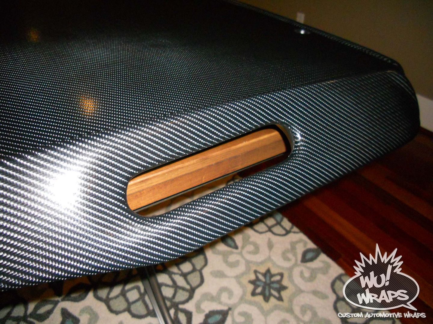 Golf Cart Roof Vvivid Vinyl 4D True R Black Carbon Fiber Vinyl Wrap Wu